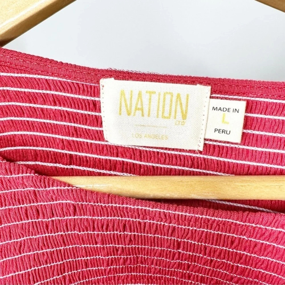 Nation LTD Leilani Romantic Cut Out Tee
Maraschino Size Large - Picture 3 of 5